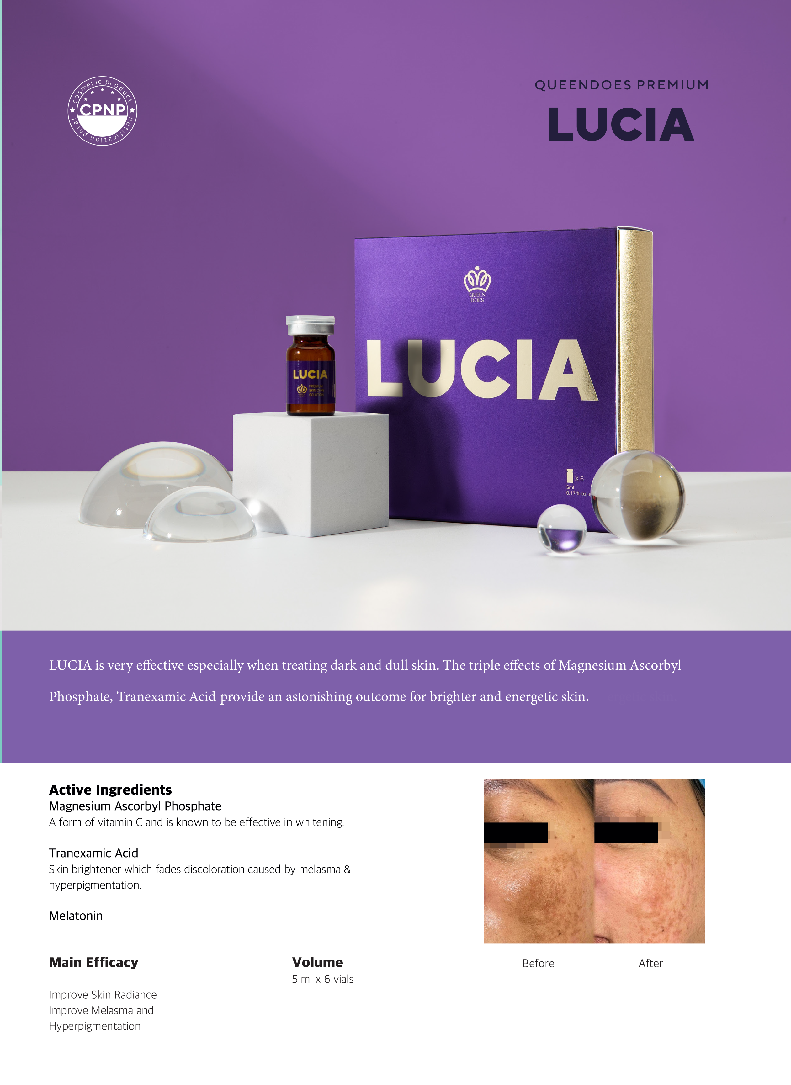 Queendoes Skin Whitening product